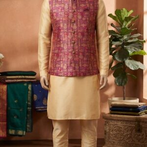 BUNDI JACKET KURTA SET