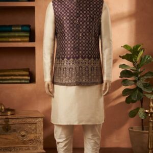 BUNDI JACKET WITH KURTA SET